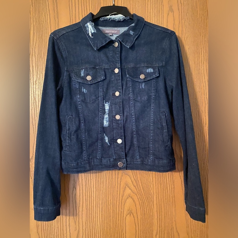 Distressed Jean Jacket